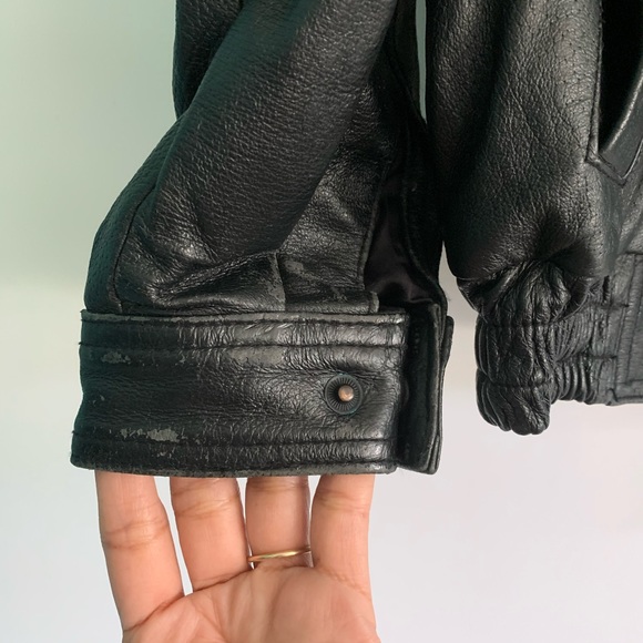 Wilda Genuine Leather American Flag Jacket - Picture 5 of 7